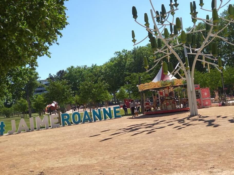 Studio Sympa Avec Petit Dejeuner Entre Canal Et Loire Roanne Bagian luar foto